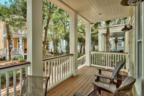 Large Front porch looking out at the Promenade