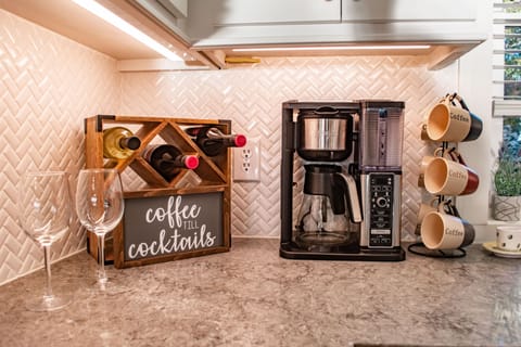 Sit back and relax with your favorite beverage any time of day. 