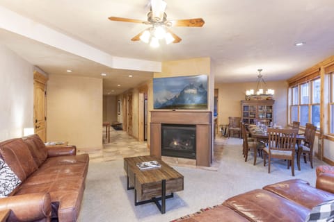 65" 4k Roku TV in living room