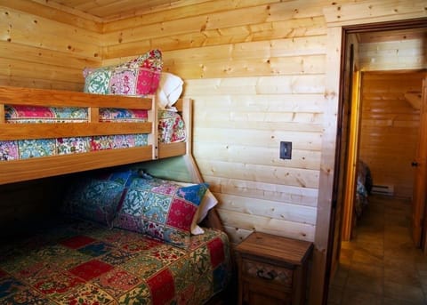 BR 2:  Bunk-bed;twin on top; full on bottom with storage underneath