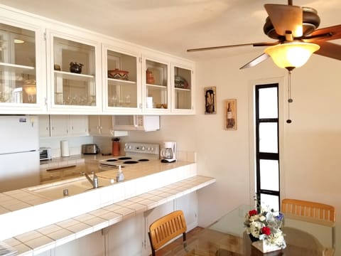 A little better view into the kitchen from the dining table