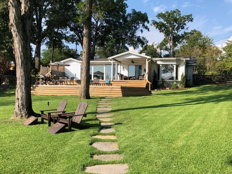 View from water's edge