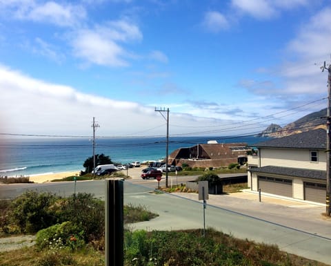 Lower Deck - View of Beach, Ocean, Mountains,  Woods, and Devil's slide