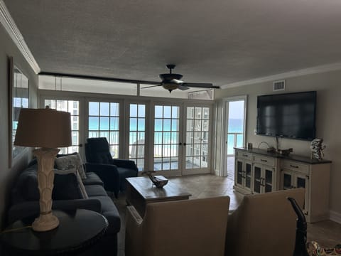 Beach view from kitchen