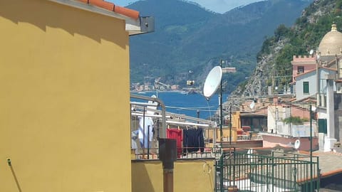The sea view from the upper seating area.