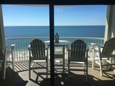 Breathtaking views from your private balcony 
