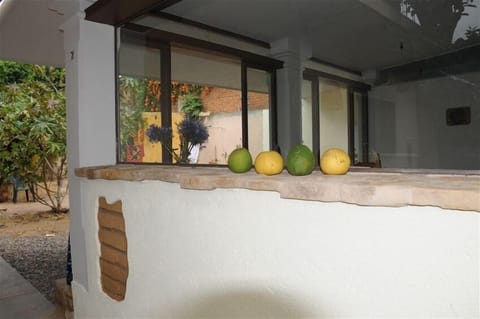 Outside kitchen window