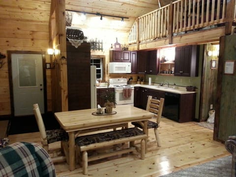 Kitchen, dining area