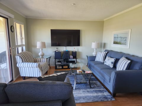 Living Room with 60" Smart TV