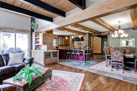View of the kitchen and dining area from the Great Room