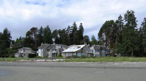 View of the complex from the beach.