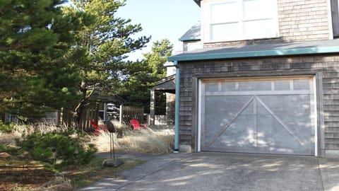 Parking in front of the garage plus overflow.  