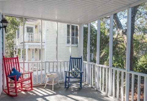 master bedroom private back porch