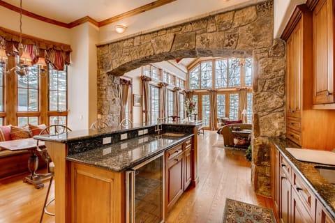 Kitchen looking into Living Room