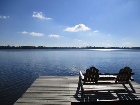 Manitowish Lake Dock View