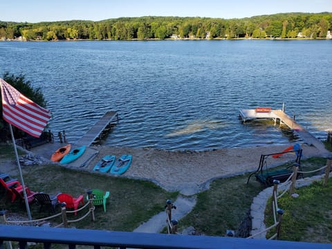 Beach/Lake view from deck