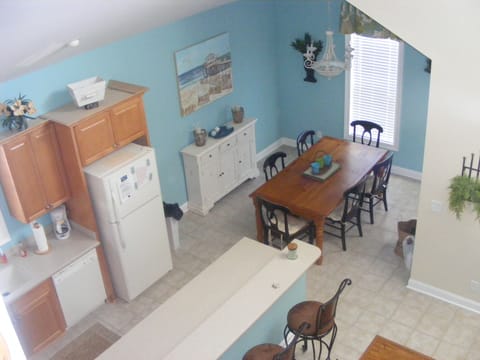 View of Kitchen & Dining Area From Third Floor Overlook