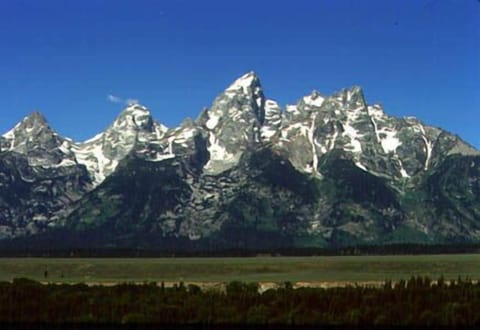 View of the Teton Range from near the picnic table. (Photo by Daryl Gibson)