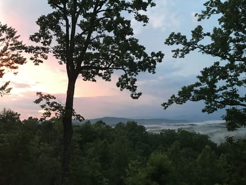 Sunset from the Desk