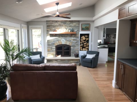 Wood Burning Fireplace