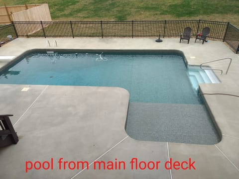 Pool from the deck above
