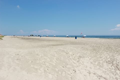 Beach directly across from The Dawn Complex