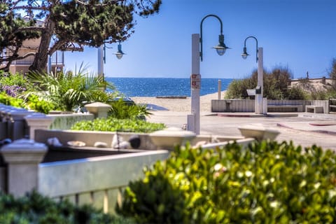 Beautifully decorated condo steps from the beach. 