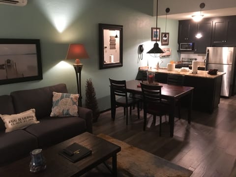 Living room, dinette, kitchen