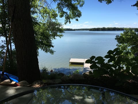 pretty view from the lower terrace