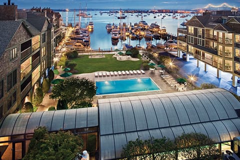 Resort view to the harbor