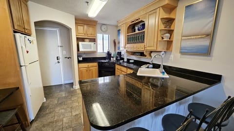 Kitchen and entry