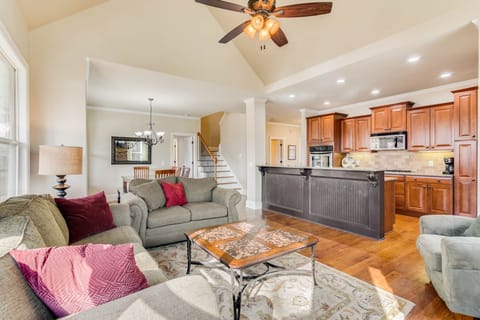 Island has bar stools--not shown in photo.