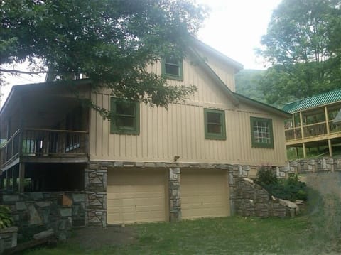 2 car garage and basement gear room, grade level rear entry.