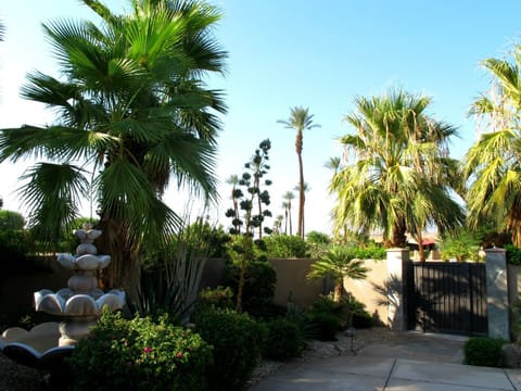 The front courtyard entry.