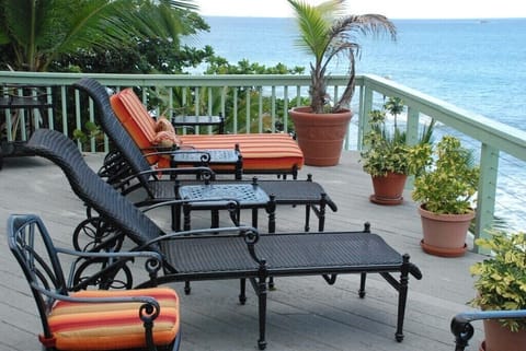 New deck furniture! View to the Northwest.