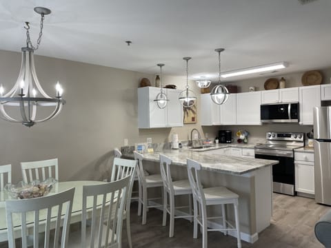 New kitchen upgraded in 2023 - new granite countertops, cabinets, appliances