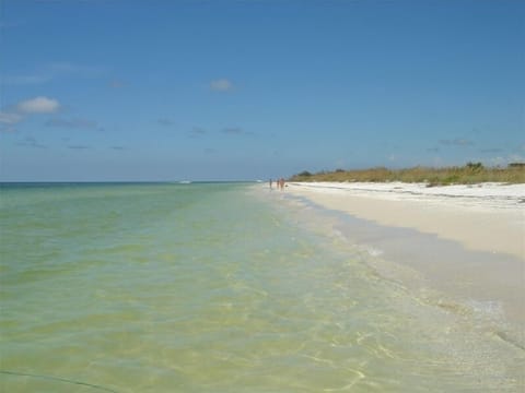 Find your own secluded, sandy, sunny section of the four miles of beach.