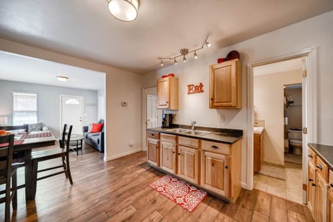 Kitchen looking into Living Room
