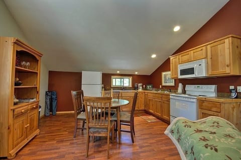 Kitchen and dining area
