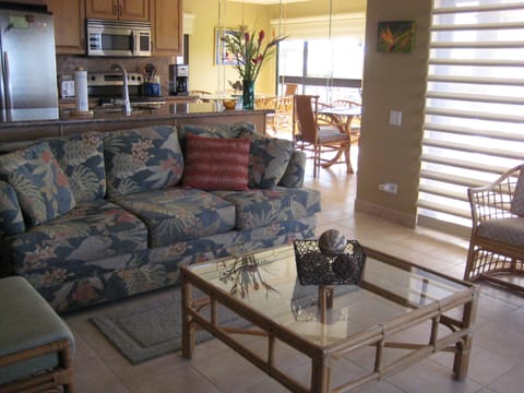 Living Room, Kitchen, Dining Room