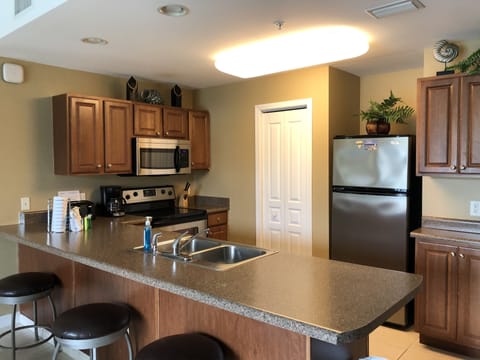 Our fully equipped kitchen has everything you need to feel like a master chef!