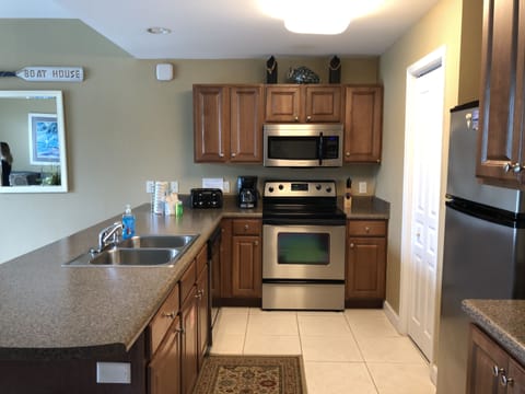 Our fully equipped kitchen has everything you need to feel like a master chef!