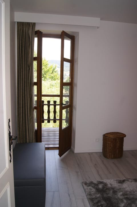 balcony with nice view from master bedroom upstairs