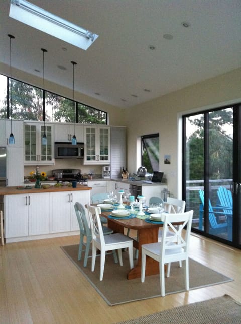 Kithen, living space created  by an open floor plan 
