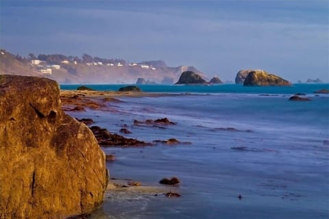 View from the balcony and living area of our comfortable south facing home!