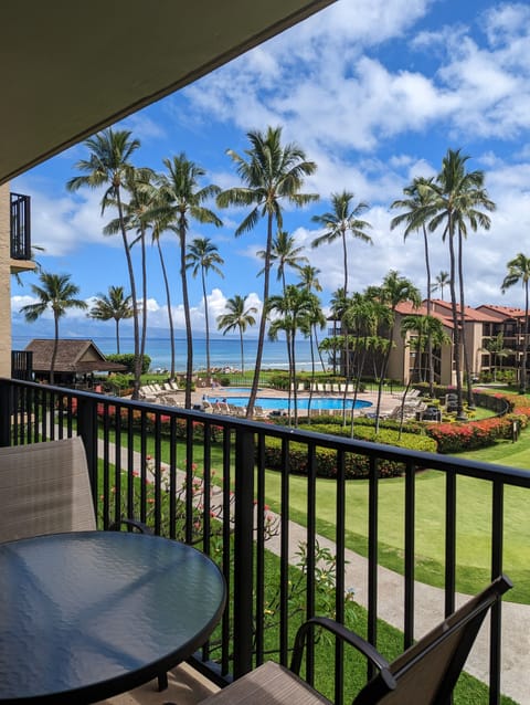 View of the beautiful ocean from our lanai