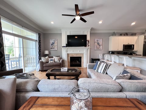 Smart TV with cable and additional HDMI hookups available