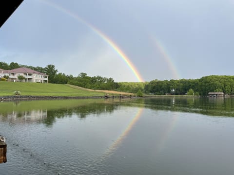 Spacious end unit (right side) on the water.  