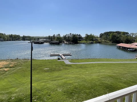 View from back deck.  Boats are allowed to overnight.  