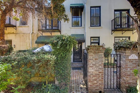 Private gated courtyard entrance